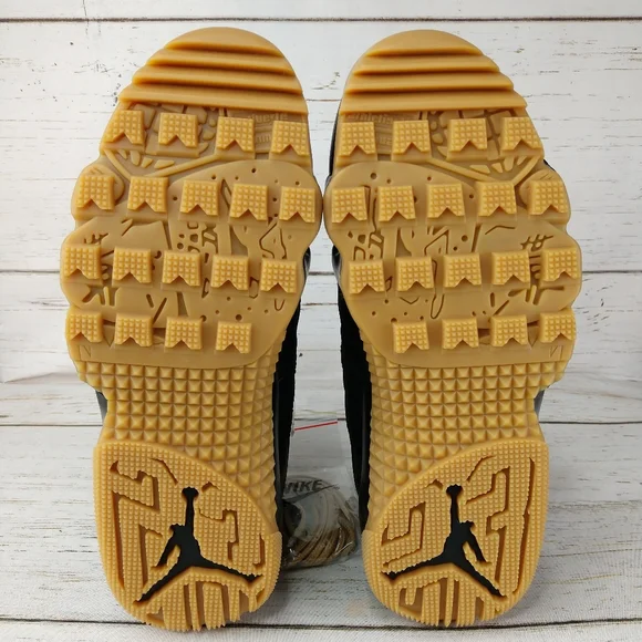 Air Jordan 9 Retro Boot NRG Black Light Brown Utility Activewear Sneakers - Picture 6 of 15